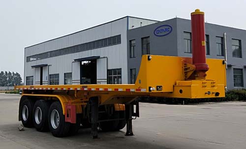 平板自卸半掛車