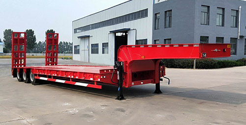 低平板半掛車